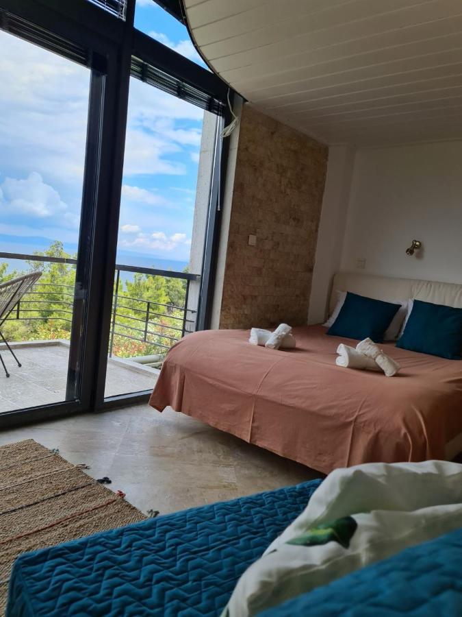 Janis Seaview Villa Néa Fókaia Exterior foto